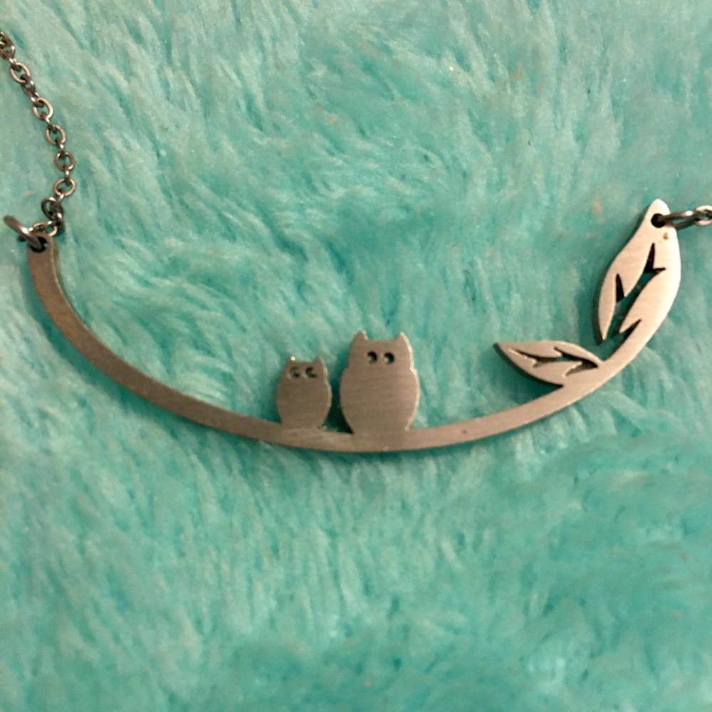 Silver Owl Necklace
